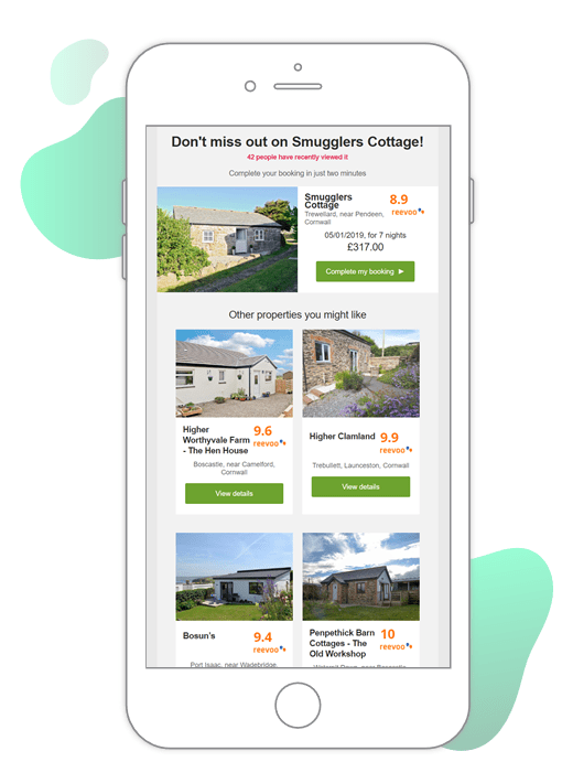 Cottages.com ratings and reviews example