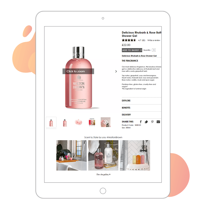 Molton Brown user generated content example