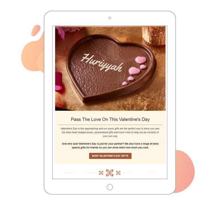 Thorntons email personalization example