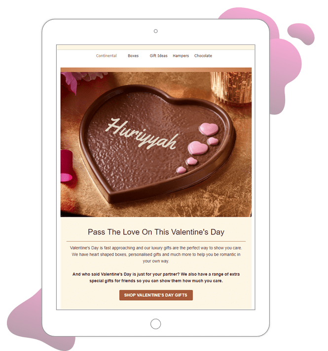 Thorntons dynamic content example