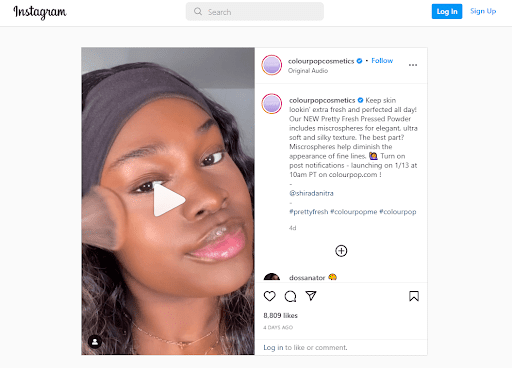 Colorpop Cosmetics on Instagram
