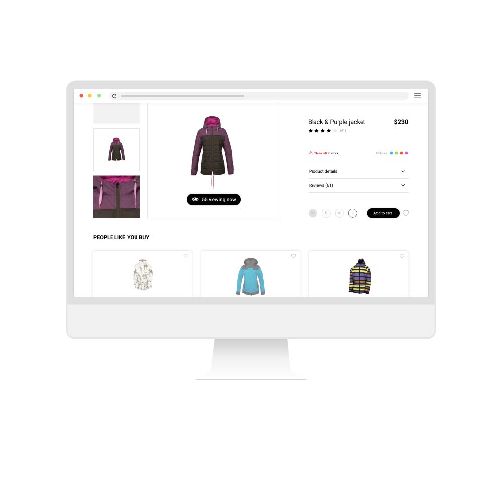 WebChannels Page Web Mockup