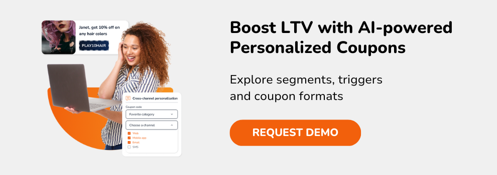 Personalized coupons platform demo